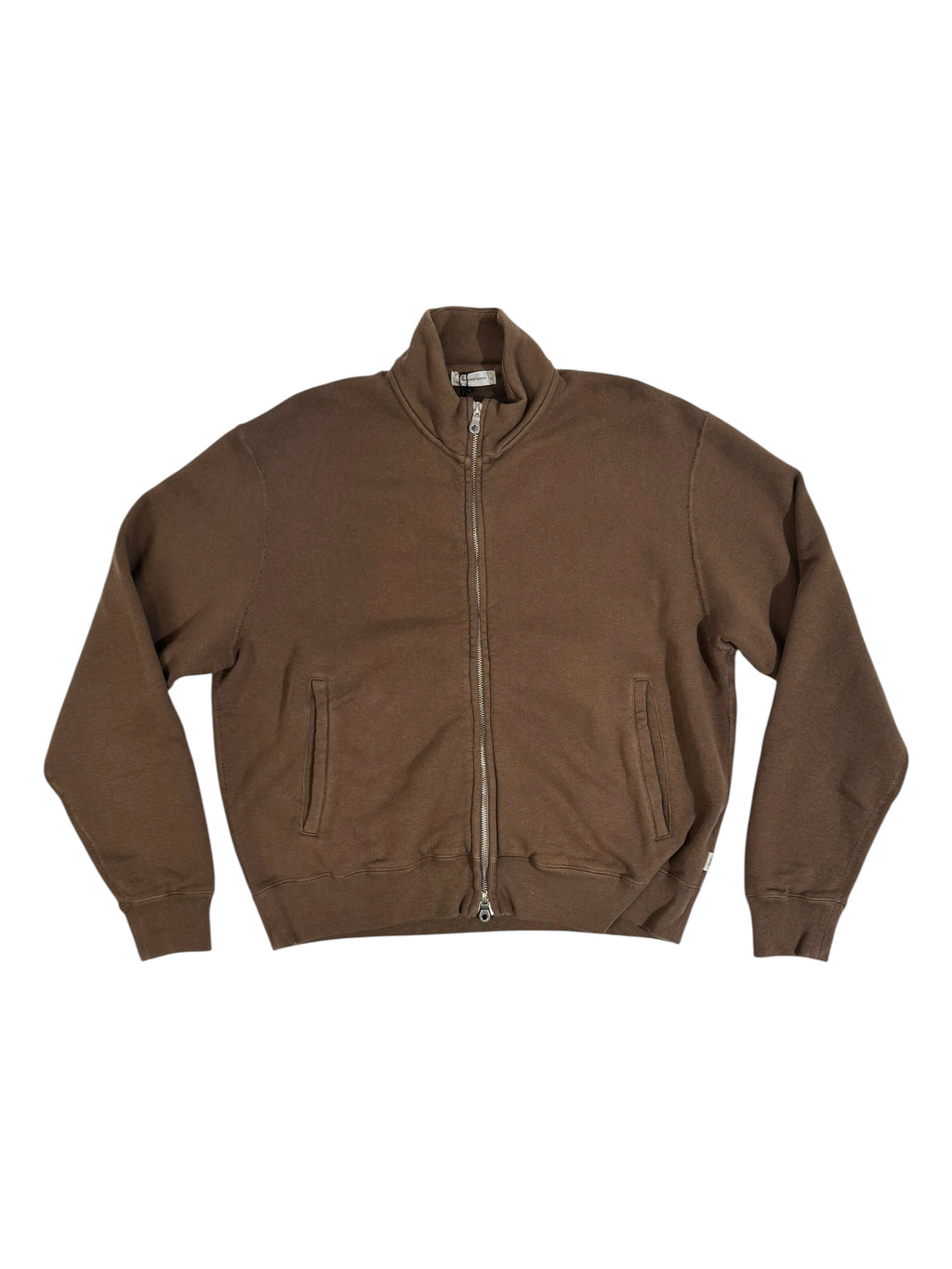 LOOPWHEEL TRACK JACKET / BRN