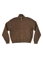 LOOPWHEEL TRACK JACKET / BRN