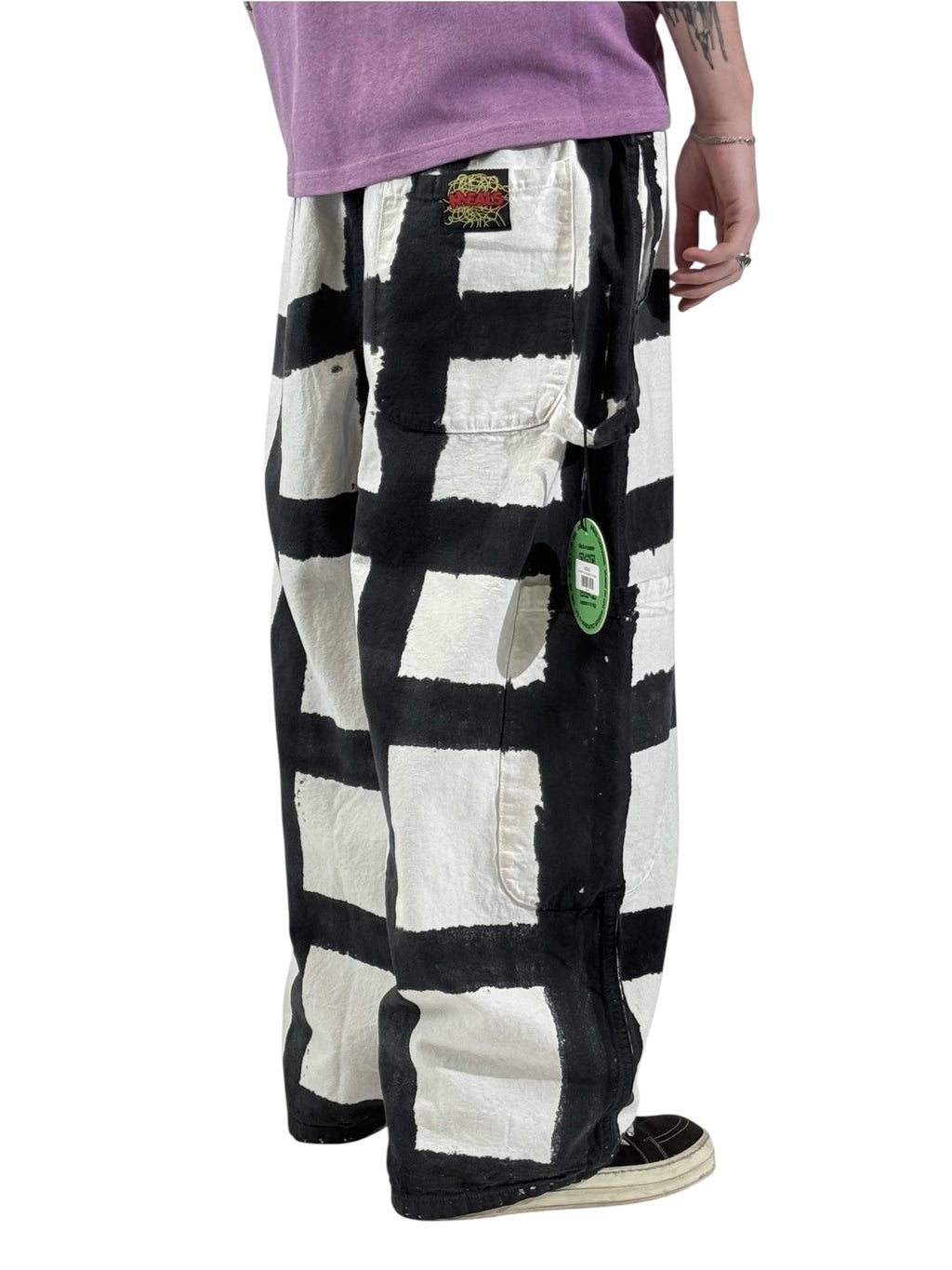 CHEF PANT / LICORICE CHECK