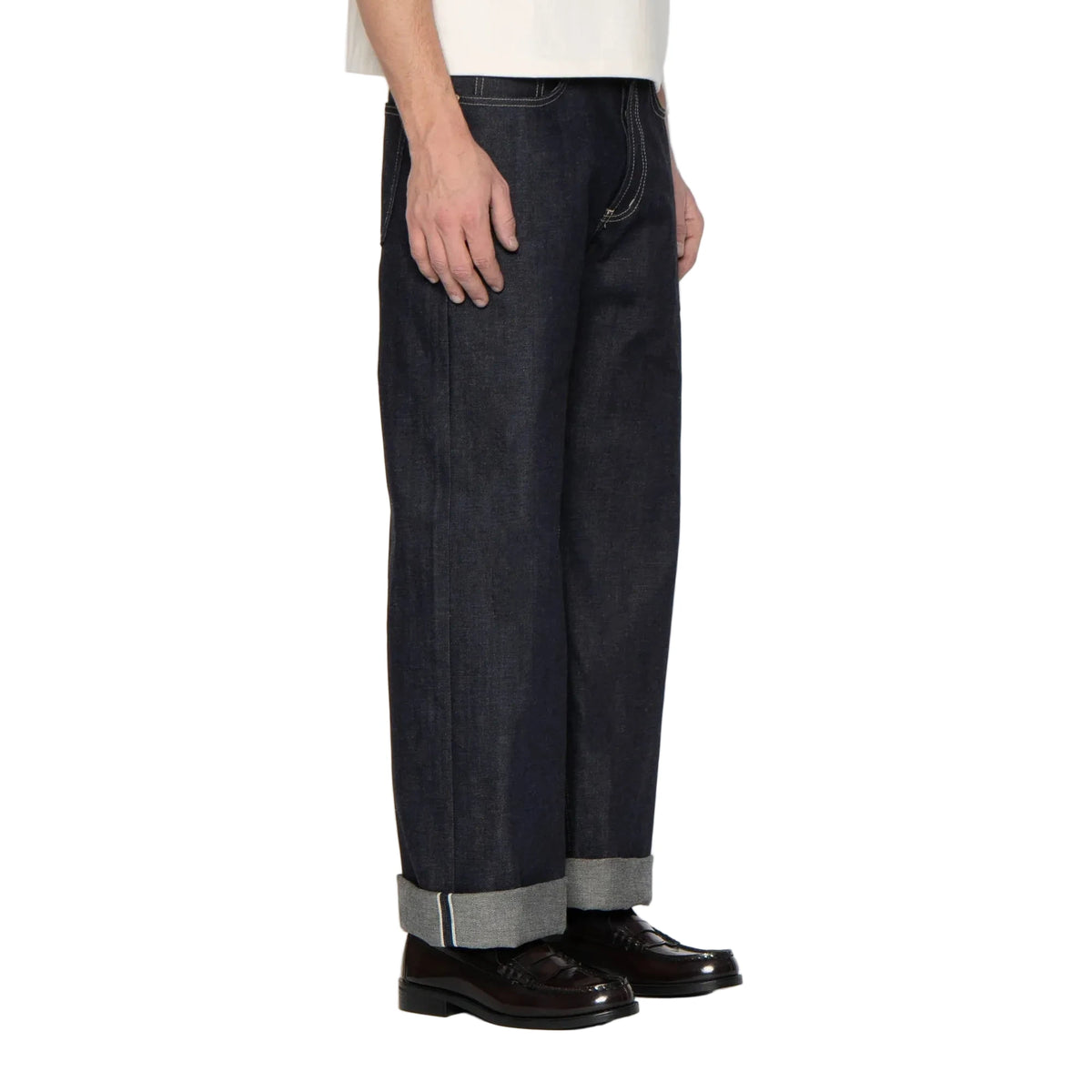 STRONG GUY / FOXFIBRE GREEN WEFT SELVEDGE