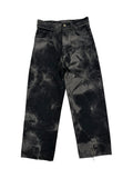WASHED DENIM WIDELEG