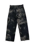 WASHED DENIM WIDELEG