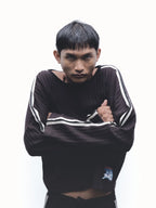 PANEL CROPPED KNIT