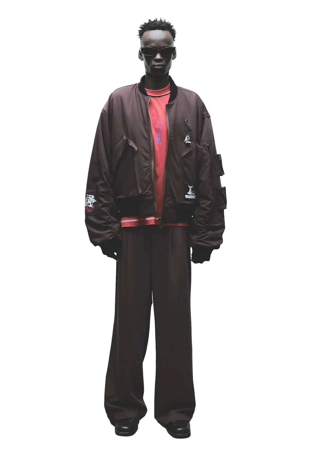 PINSTRIPE BOMBER