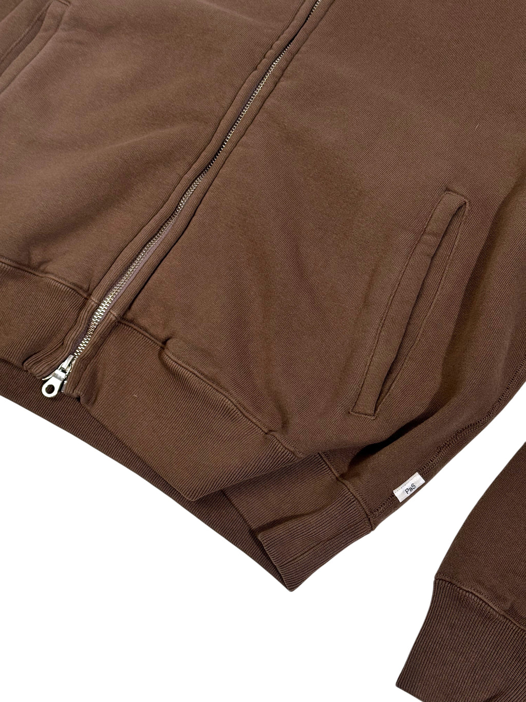 LOOPWHEEL TRACK JACKET / BRN