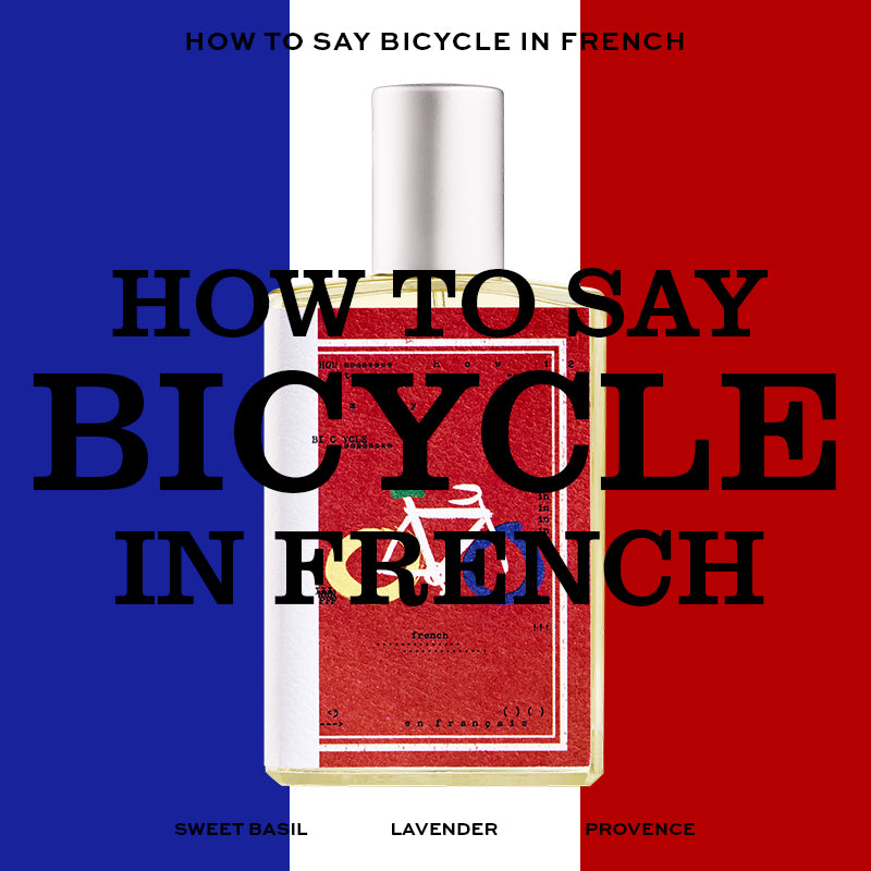 HOW TO SAY BICYCLE IN FRENCH