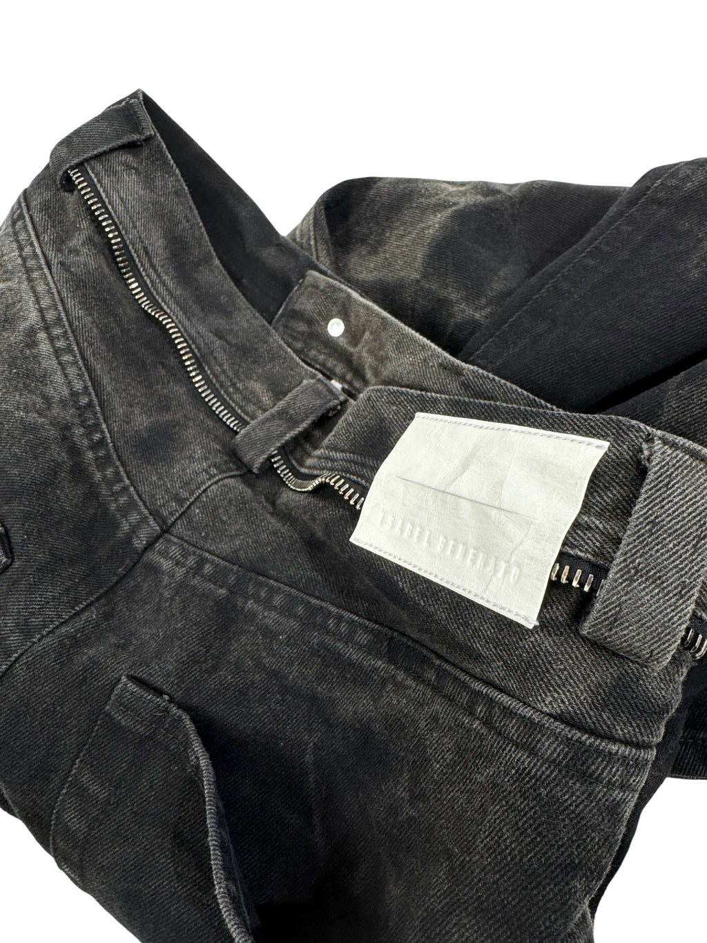 WASHED DENIM WIDELEG