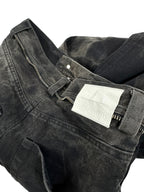 WASHED DENIM WIDELEG