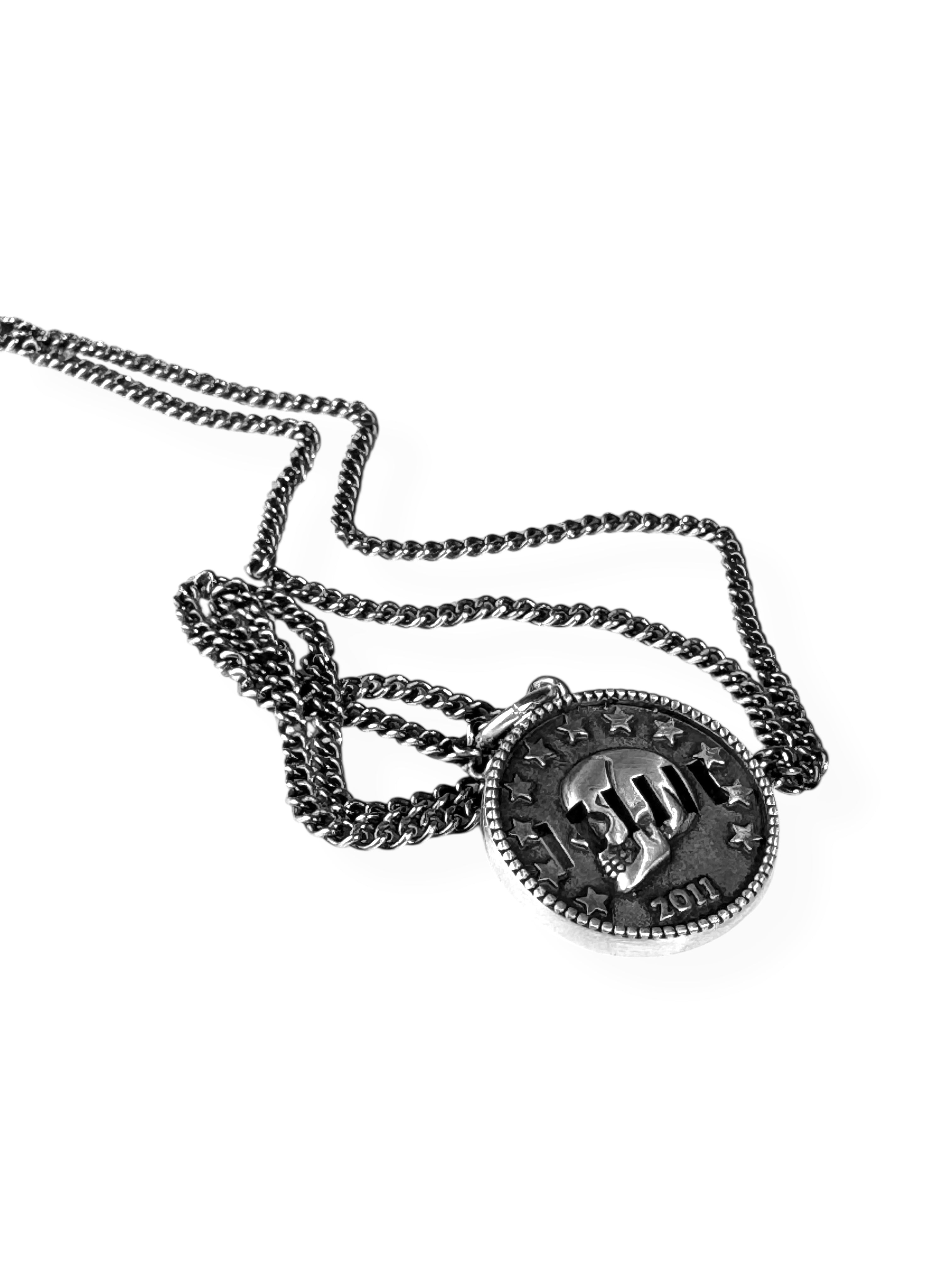 SKULL COIN NECKLACE