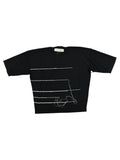 KNIT THREADED TEE