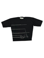 KNIT THREADED TEE