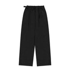 TWO TUCK DENIM PANTS / BLACK