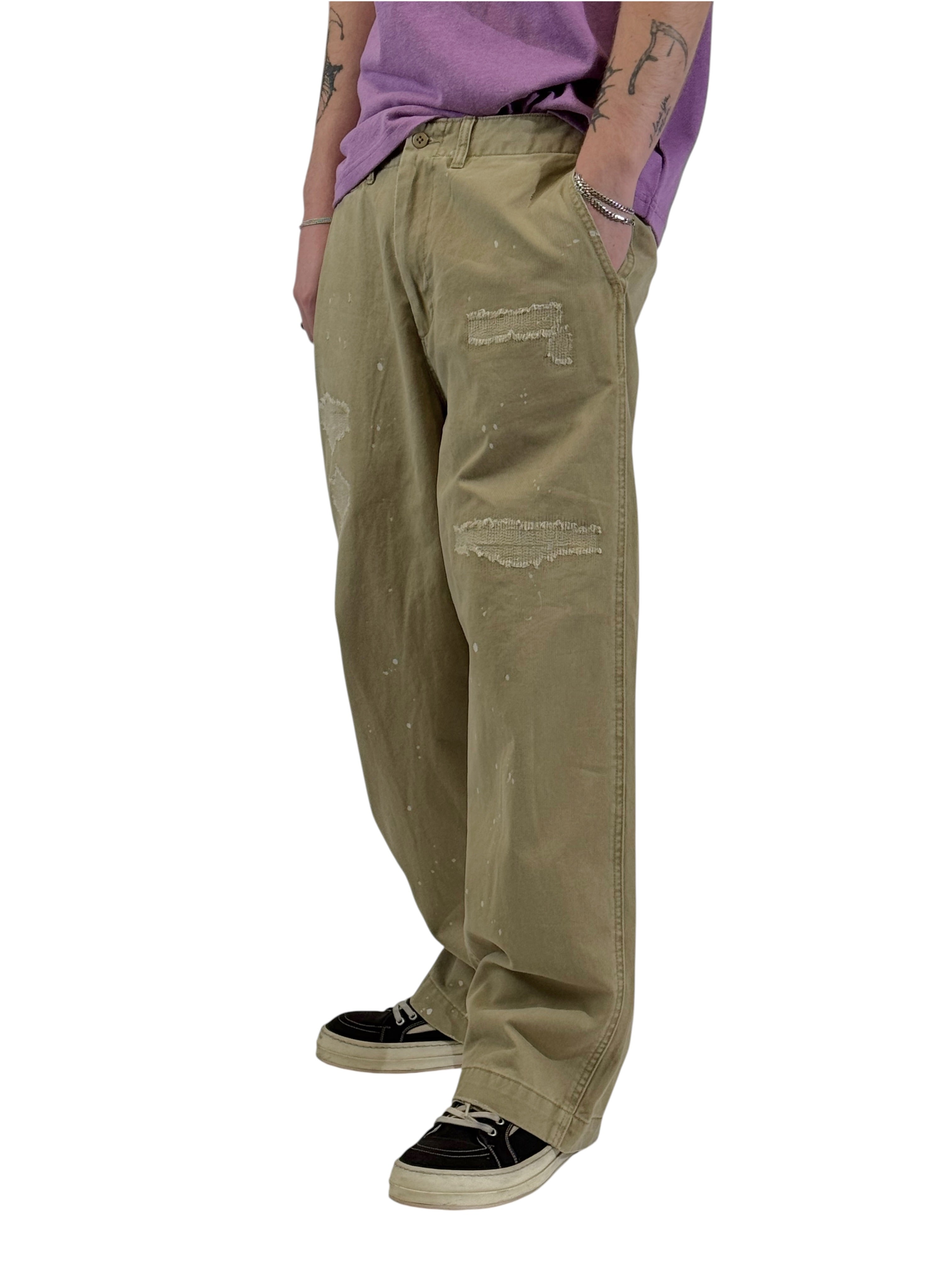 DISTRESSED CHINO KHAKI