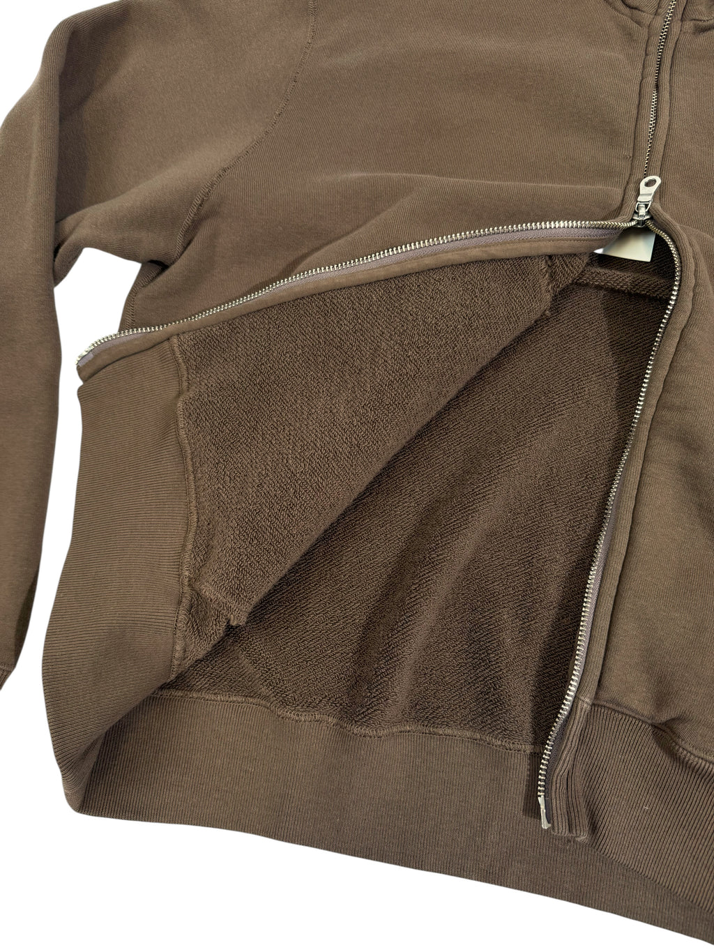 LOOPWHEEL TRACK JACKET / BRN