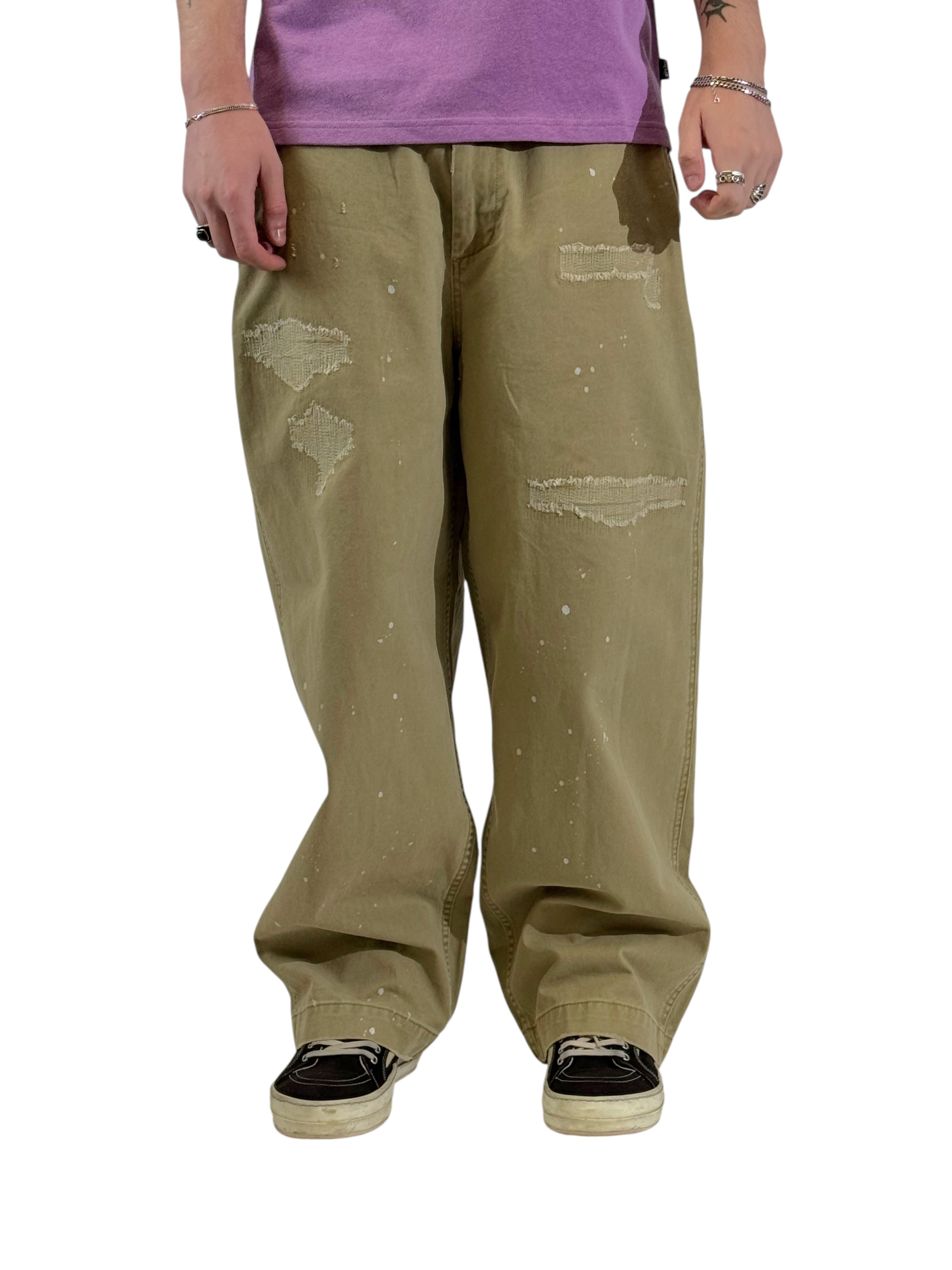 DISTRESSED CHINO KHAKI