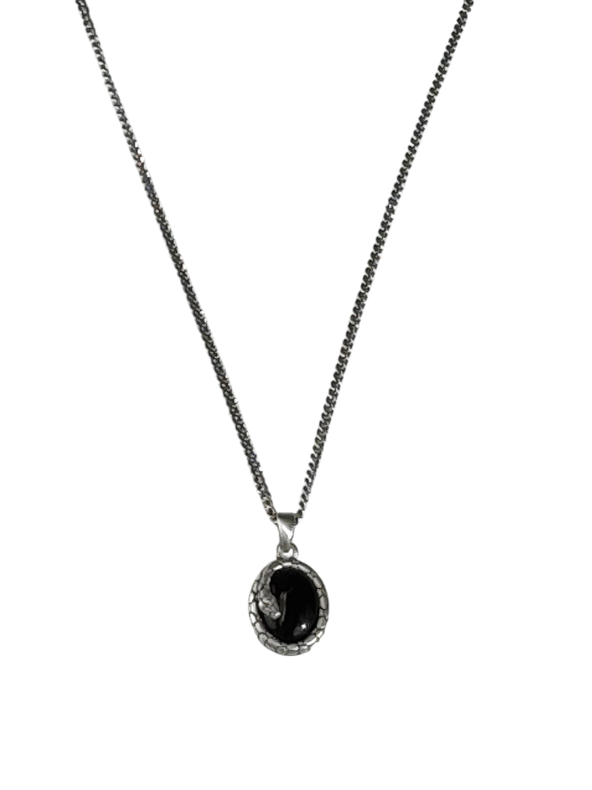 ONYX SERPENT NECKLACE