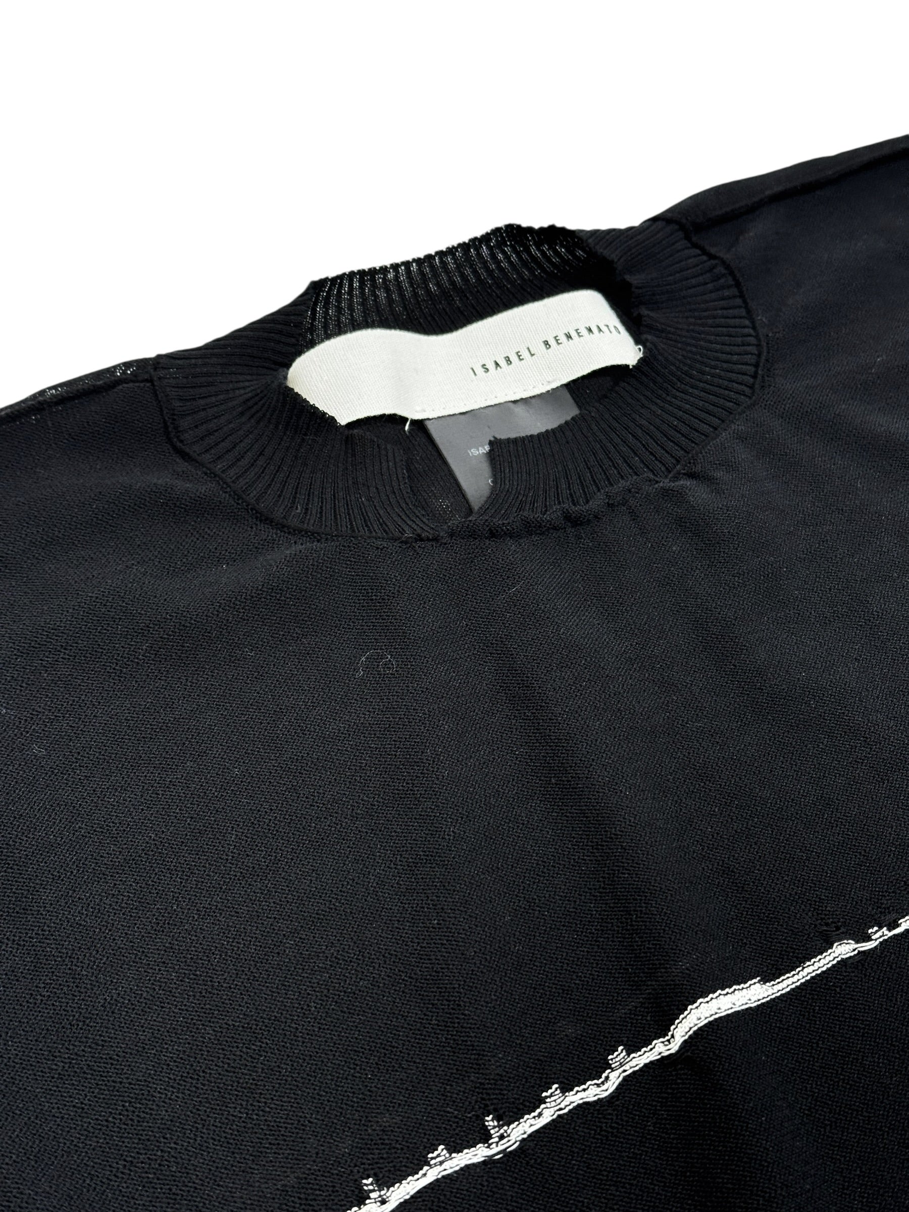KNIT THREADED TEE