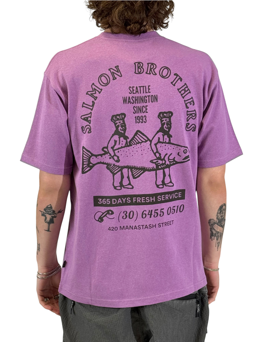 HEMP TEE SALMON