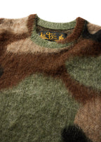 CAMO MOHAIR SWEATER