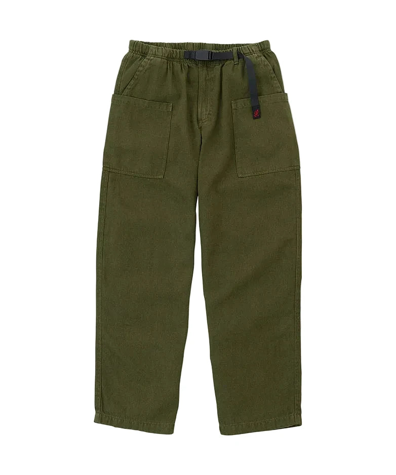 HEMP RELAXED PANT / OLIVE