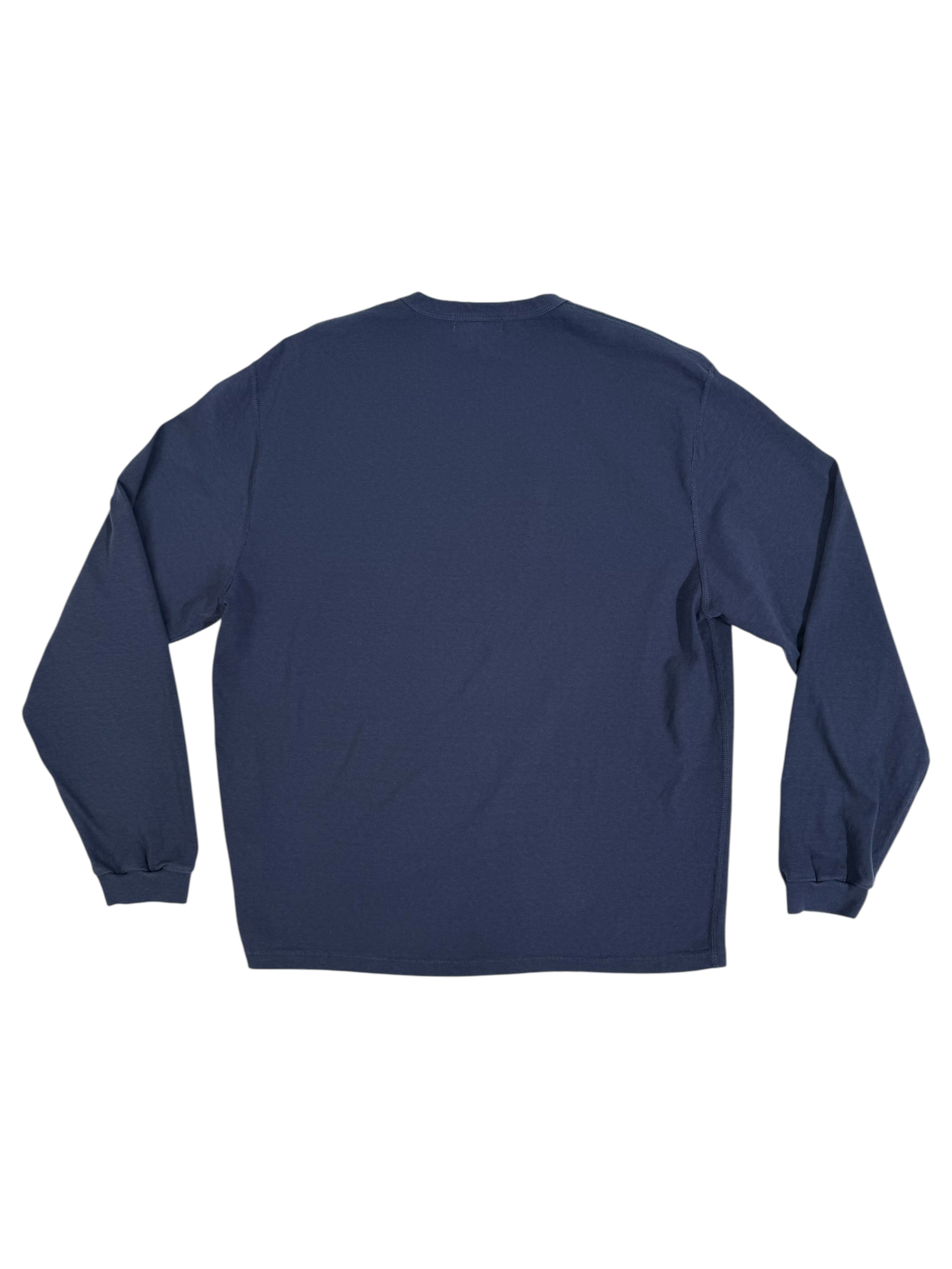 SLUB COTTON LS / NAVY