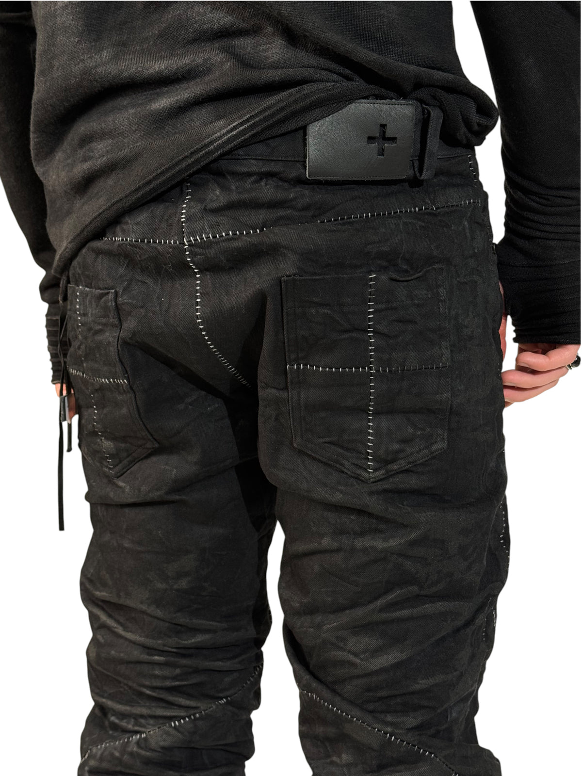WAXED DENIM