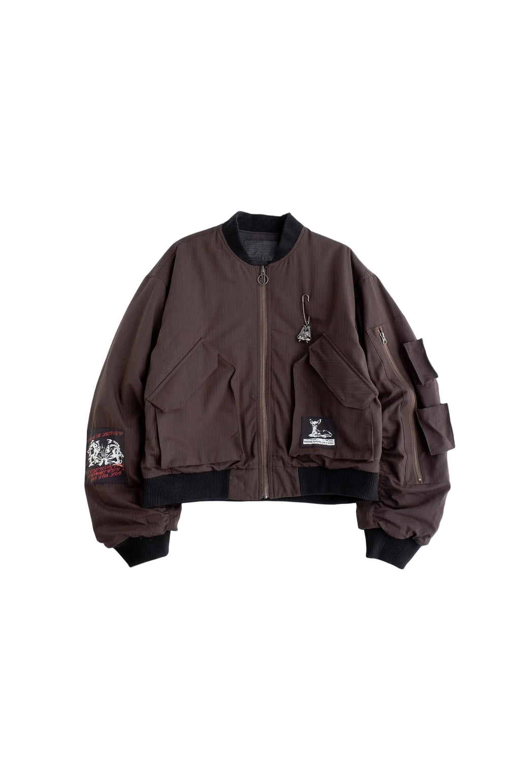 PINSTRIPE BOMBER
