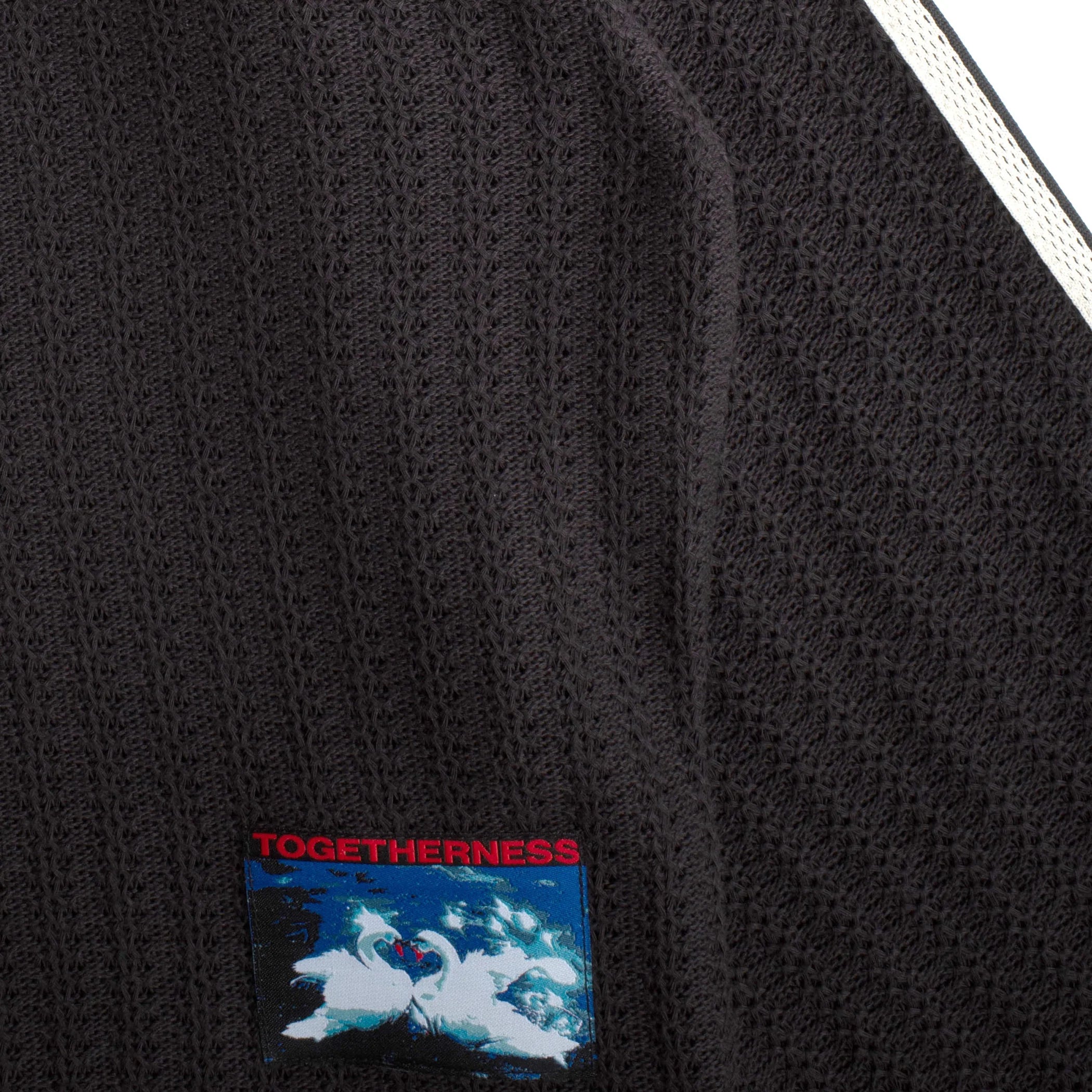 PANEL CROPPED KNIT