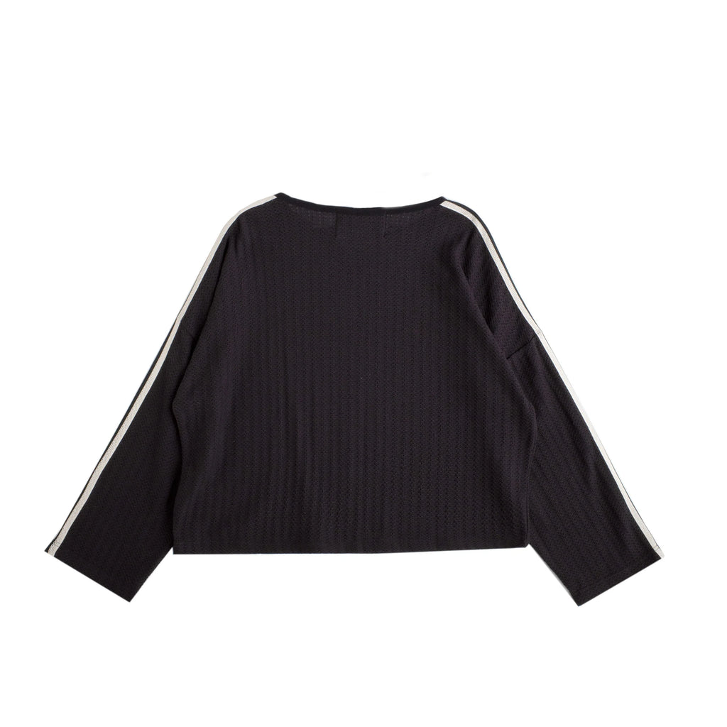PANEL CROPPED KNIT