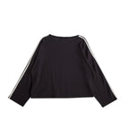 PANEL CROPPED KNIT