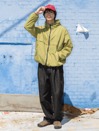TWO TUCK DENIM PANTS / BLACK