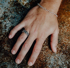 CHAIN STACK RING