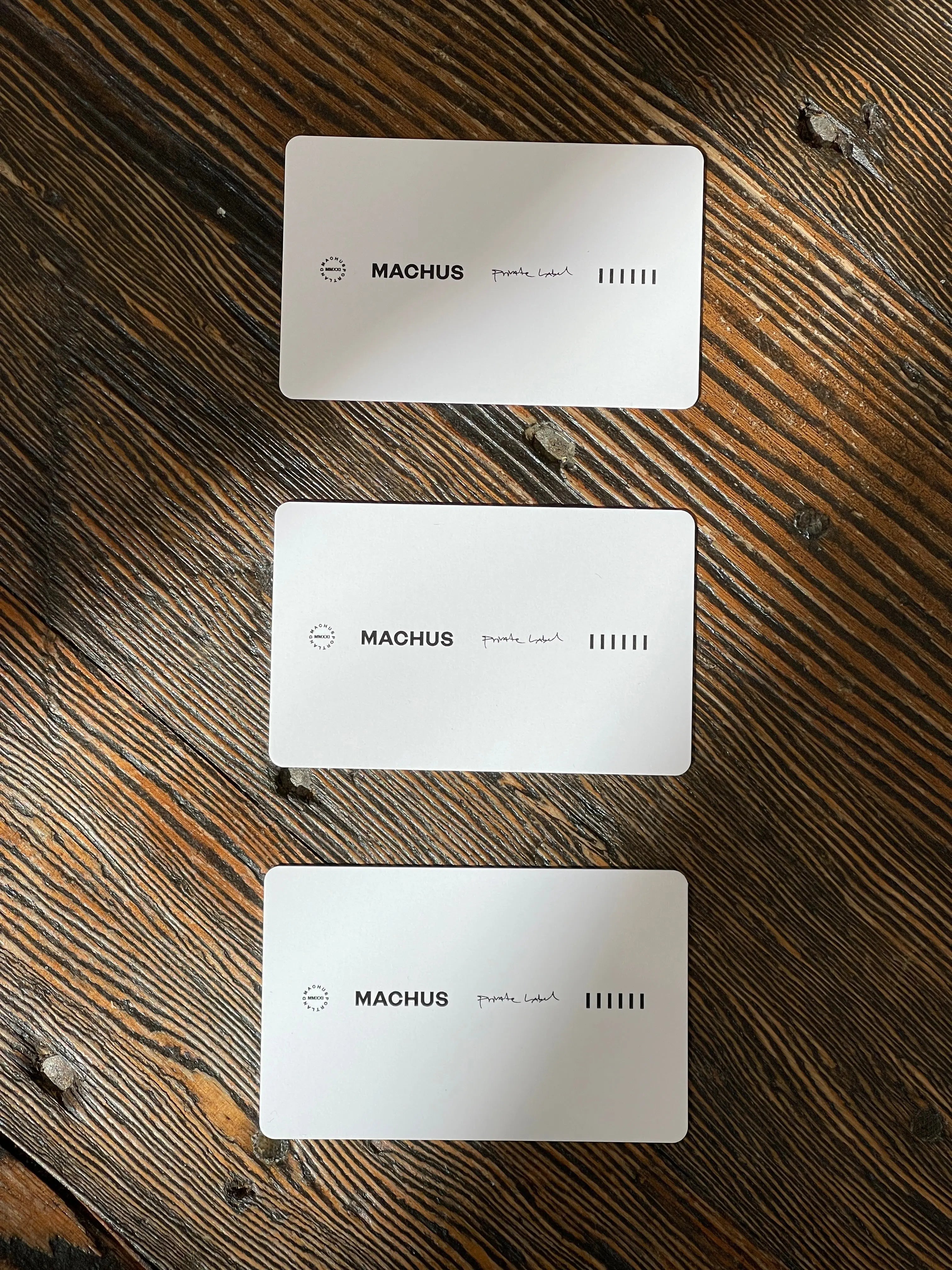MACHUS PHYSICAL GIFT CARD Gift Certificate